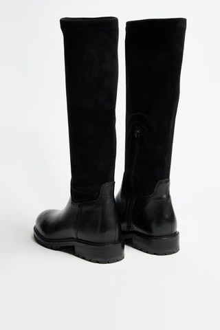 Bottes en cuir Kady - Noir
