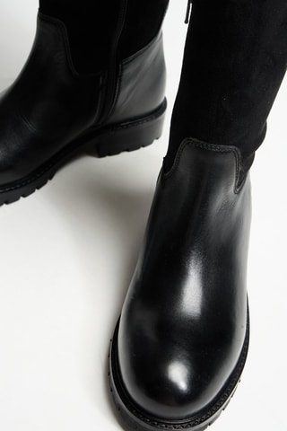 Bottes en cuir Kady - Noir