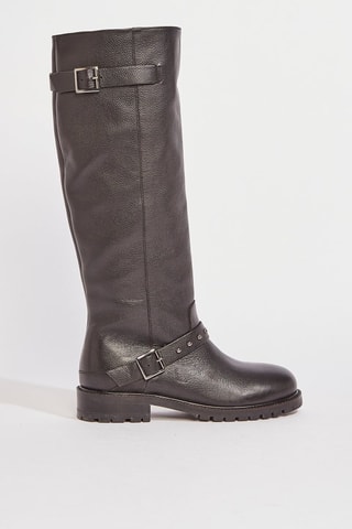 Bottes en cuir Kalicie - Noir