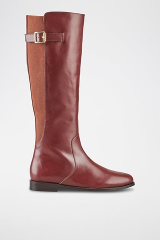 Bottes en cuir Kathe - Marron