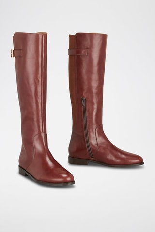 Bottes en cuir Kathe - Marron