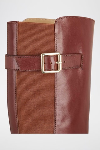 Bottes en cuir Kathe - Marron