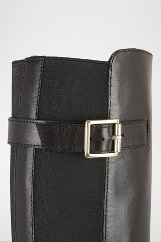 Bottes en cuir Kathe - Noir