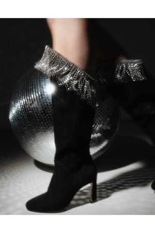 Bottes en cuir Olala - Noir