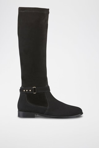 Bottes en nubuck Keila - Noir