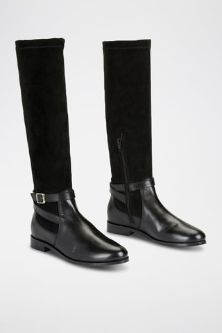 Bottes en cuir Kemila - Noir