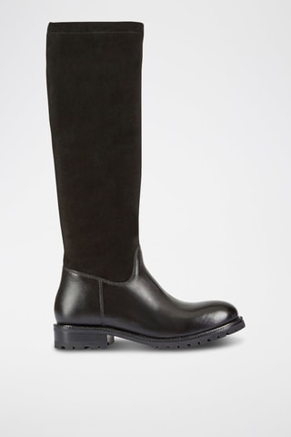 Bottes en cuir Kerina - Noir