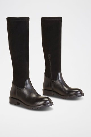 Bottes en cuir Kerina - Noir