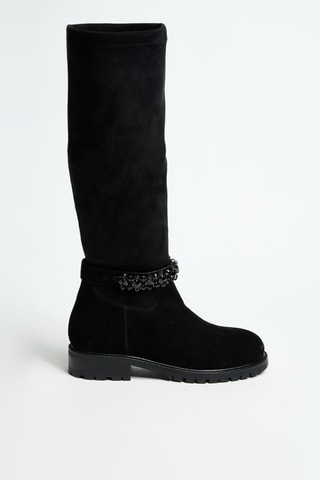 Bottes en cuir Kijou - Noir