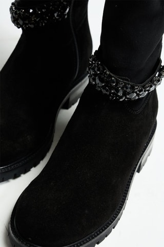 Bottes en cuir Kijou - Noir
