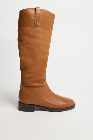 Bottes en cuir Remia - Marron
