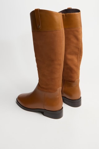 Bottes en cuir Remia - Marron