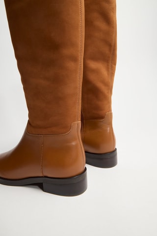 Bottes en cuir Remia - Marron