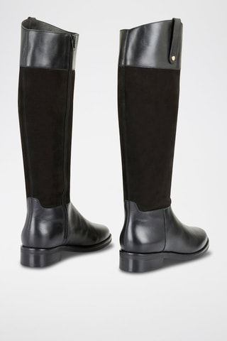 Bottes en cuir Remia - Noir