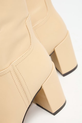 Bottes en cuir Romina - Beige