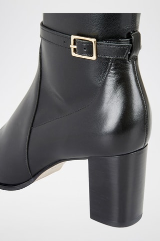 Bottes en cuir Zaffia - Noir
