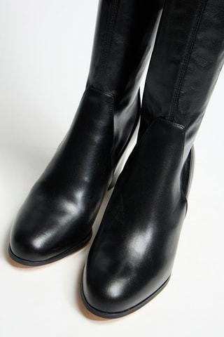 Bottes en cuir Zen - Noir