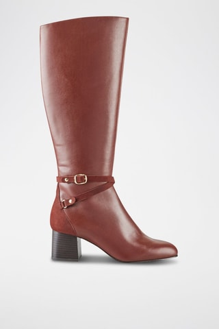 Bottes en cuir Zilena - Marron