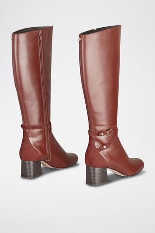 Bottes en cuir Zilena - Marron