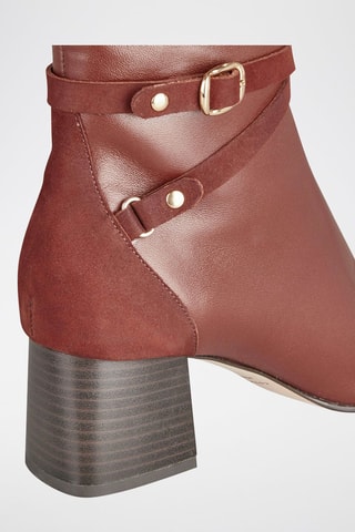 Bottes en cuir Zilena - Marron