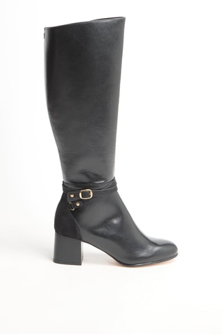 Bottes en cuir Zilena - Noir