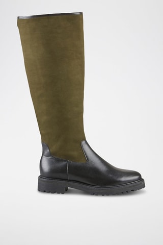 Bottes en cuir Zoia - Vert