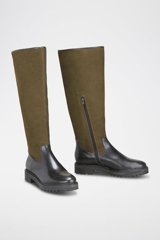 Bottes en cuir Zoia - Vert