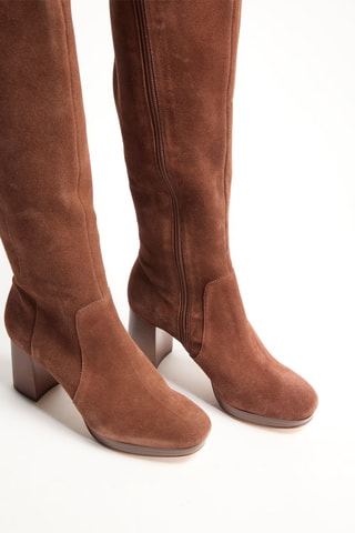 Bottes en cuir Zama - Marron