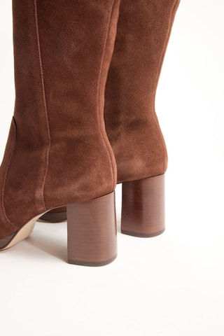 Bottes en cuir Zama - Marron