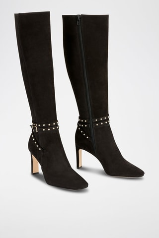 Bottes en cuir Zomina - Noir