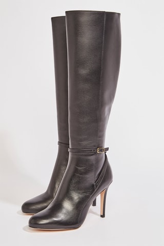 Bottes en cuir Zateli - Noir