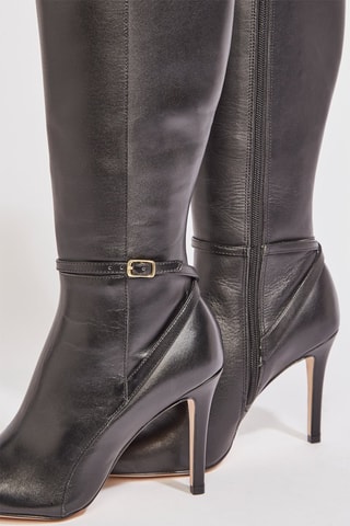 Bottes en cuir Zateli - Noir
