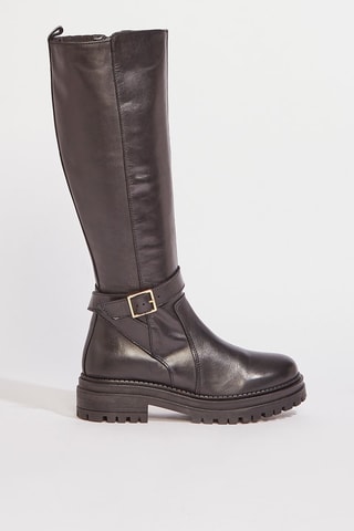 Bottes en cuir Fabae - Noir