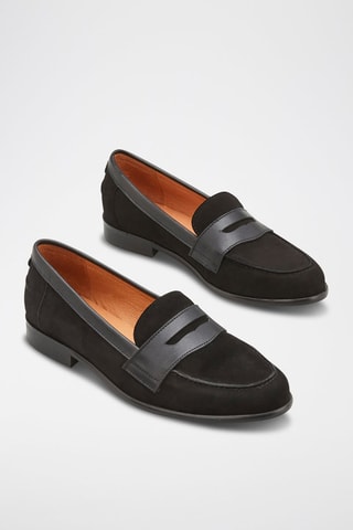 Mocassins en cuir Valala - Noir