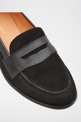 Mocassins en cuir Valala - Noir