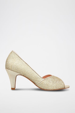 Escarpins en cuir Viza - Doré