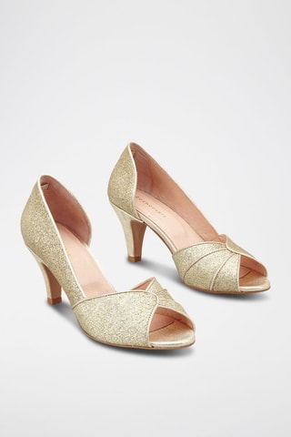 Escarpins en cuir Viza - Doré