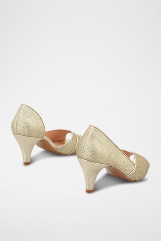 Escarpins en cuir Viza - Doré