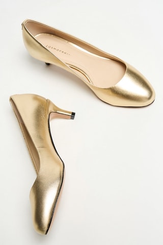Escarpins vernis en cuir Zelie - Doré
