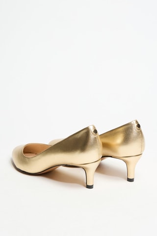 Escarpins vernis en cuir Zelie - Doré