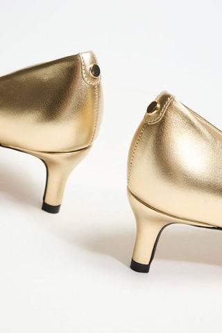 Escarpins vernis en cuir Zelie - Doré
