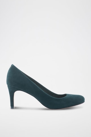 Escarpins en nubuck Nyna -Vert