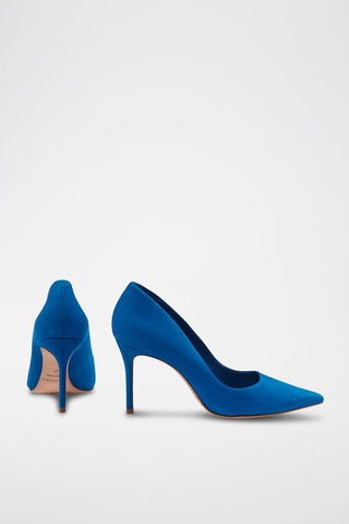 Escarpins en cuir Abelina - Bleu