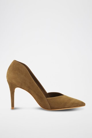 Escarpins en cuir Avemini - Kaki