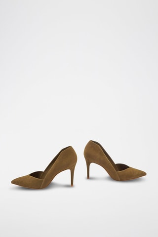 Escarpins en cuir Avemini - Kaki