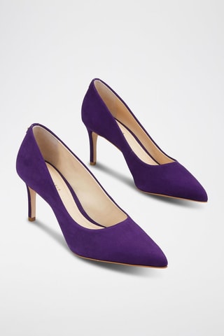 Escarpins en cuir Azalea - Prune