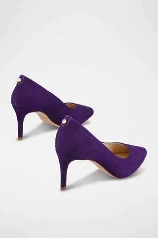 Escarpins en cuir Azalea - Prune