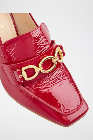 Escarpins en cuir Zilana - Rouge