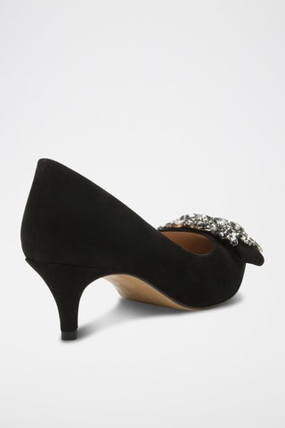 Escarpins en cuir de chèvre Memia - Noir