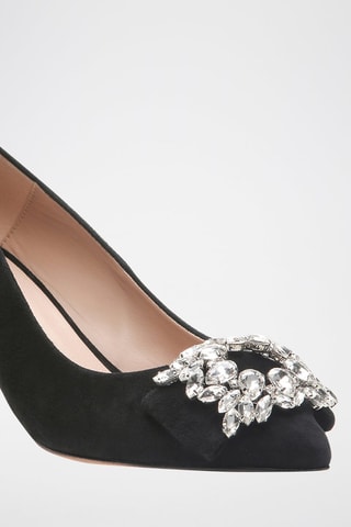 Escarpins en cuir de chèvre Memia - Noir